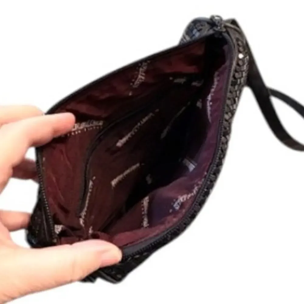 Whiting & Davis Black Mesh Shoulder Bag Evening Purse EUC